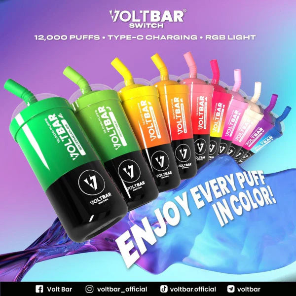 VOLTBAR SWITCH 12000 RECHARGEABLE DISPOSABLE