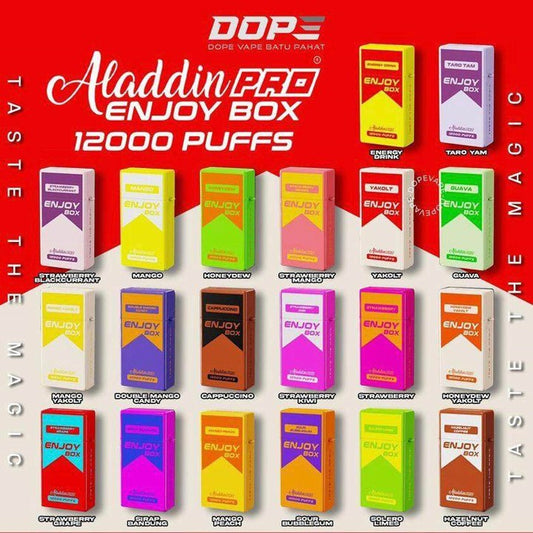 ALADDIN PRO ENJOY BOX 12000 RECHARGEABLE DISPOSABLE