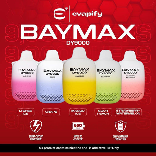 BAYMAX DY9000 RECHARGEABLE DISPOSABLE