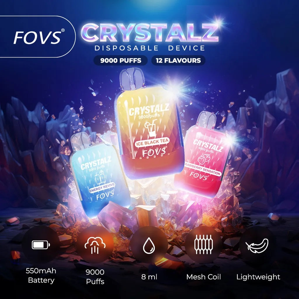 FOVS CRYSTALZ 9000 RECHARGEABLE DISPOSABLE