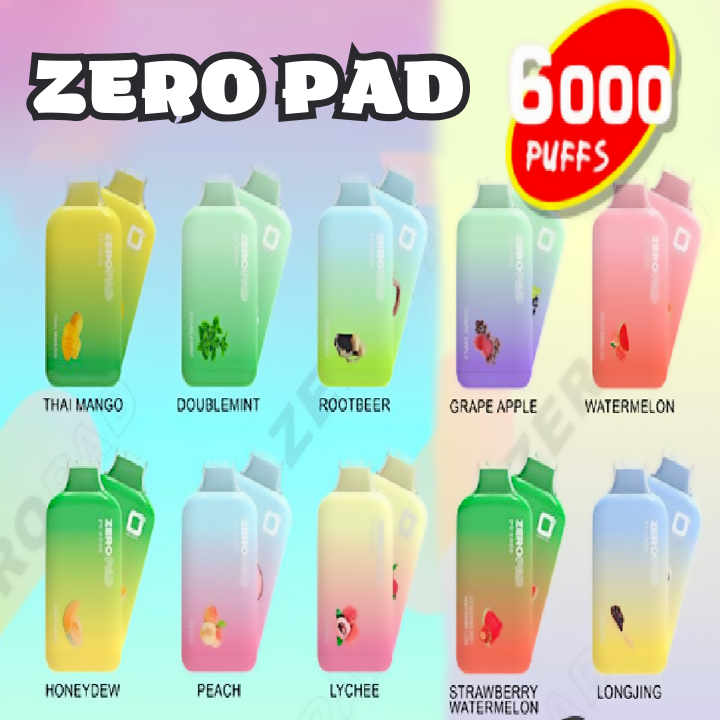 ZERO PAD 6000 RECHARGEABLE DISPOSABLE