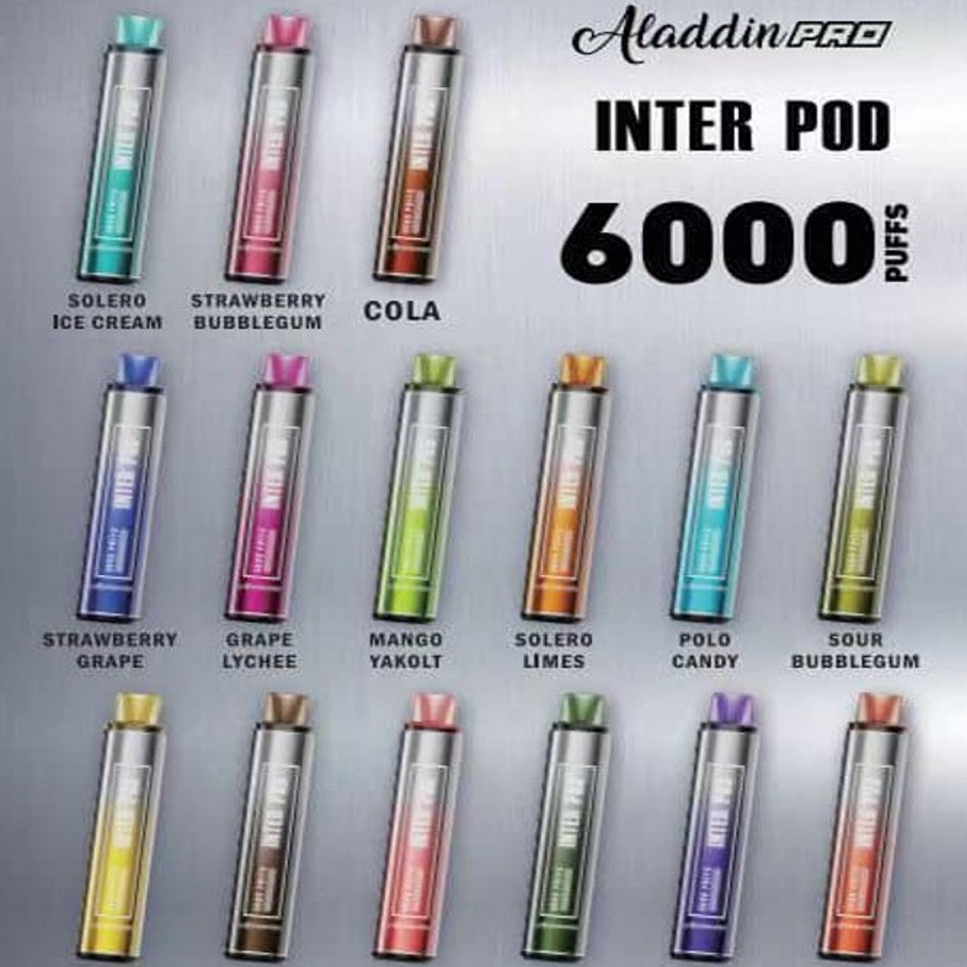 ALADDIN PRO INTER POD 6000 RECHARGEABLE DISPOSABLE