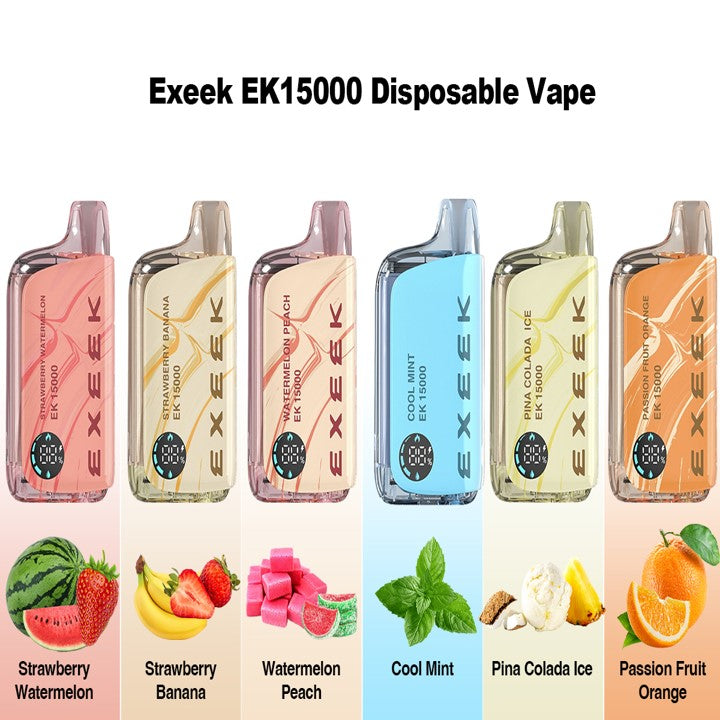 EXEEK EK 15000 RECHARGEABLE DISPOSABLE