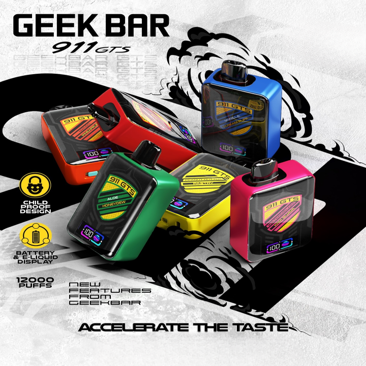 GEEKBAR GTS 911 12000 RECHARGEABLE DISPOSABLE