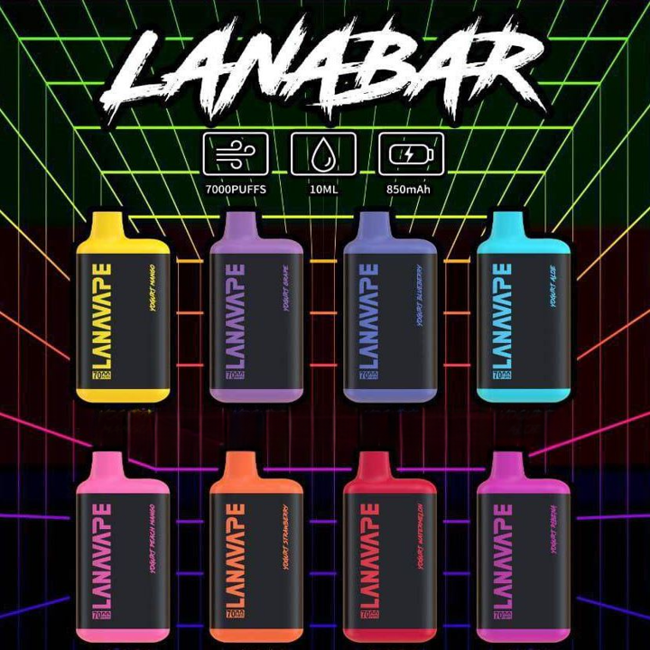 LANA BAR 7000 RECHARGEABLE DISPOSABLE