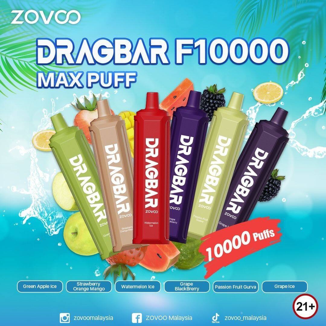 VOOPOO ZOVOO DRAGBAR 10000 RECHARGEABLE DISPOSABLE