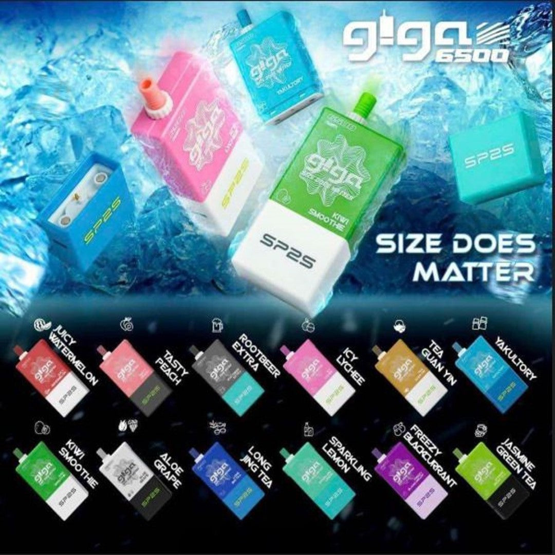 SP2 GIGA 6500 RECHARGEABLE DISPOSABLE.