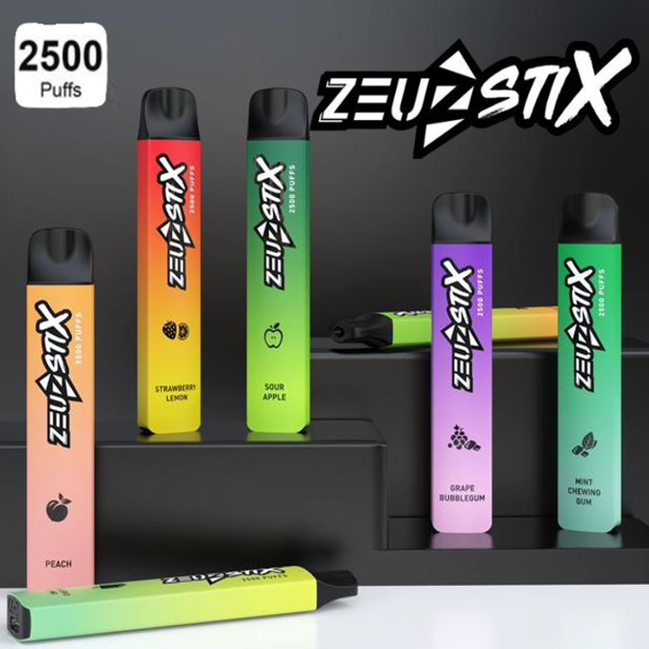 ZEUZ STIX 2500 RECHARGEABLE DISPOSABLE