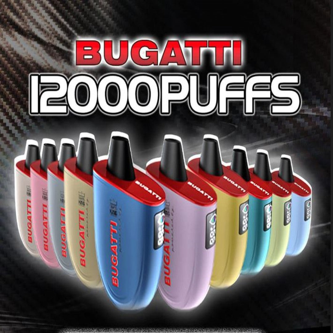 BUGATTI 12000 RECHARGEABLE DISPOSABLE