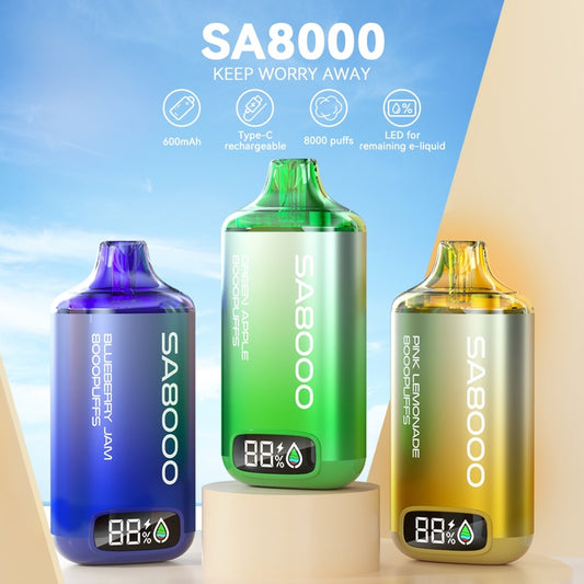 ANTBAR SA 8000 RECHARGEBLE DISPOSABLE