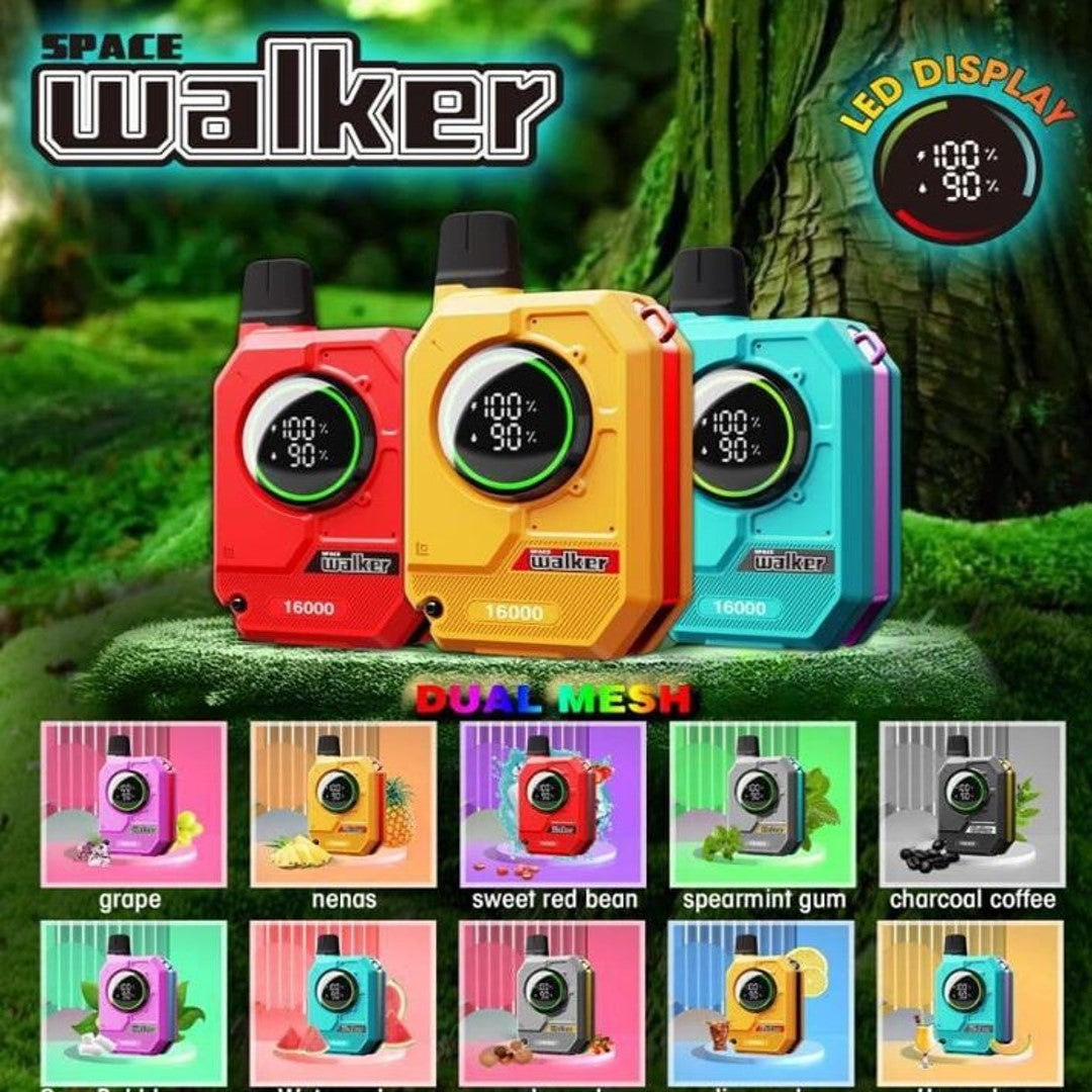 SPACE WALKER 16000 RECHARGEABLE DISPOSABLE