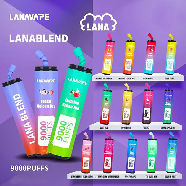 LANA BLEND 9000 RECHARGEABLE DISPOSABLE